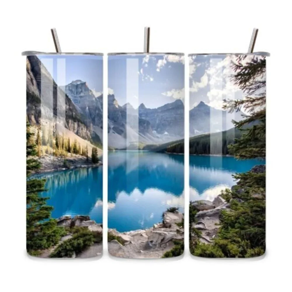 Mountain Scene 20oz Stainless Steel Tumbler